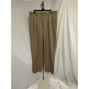 Dockers‎ Premium Class A Gabardine Pleated   Pants Men's No Wrinkle Twill 38x35